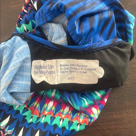 Swim Solutions Multicolor One-Piece Swimsuit - Picture 5 of 8